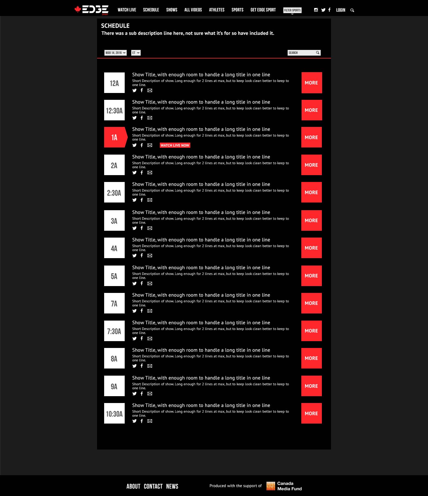 Edge Canada mobile